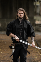 Abbigliamento Medievale - Camicia - Cotone - Lino